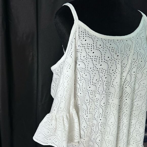 NWT Michael Kors cold shoulder shirt - Picture 2 of 3